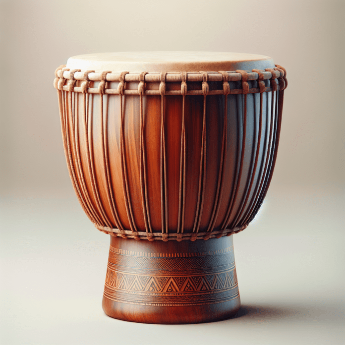 Djembe bubon Mahagón