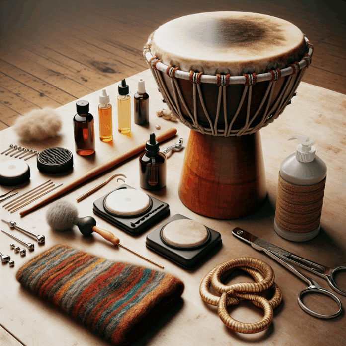 Djembe bubon údržba